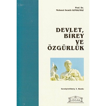 Devlet, Birey Ve Özgürlük (Büyük Boy)