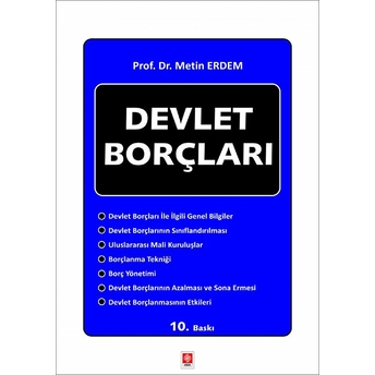 Devlet Borçları / Metin Erdem Prof. Dr. Metin Erdem