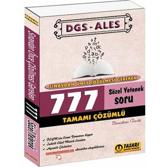 Dgs - Ales Sınavdan Önce Çözülmesi Gereken 777 Sözel Yetenek Soru Kolektif