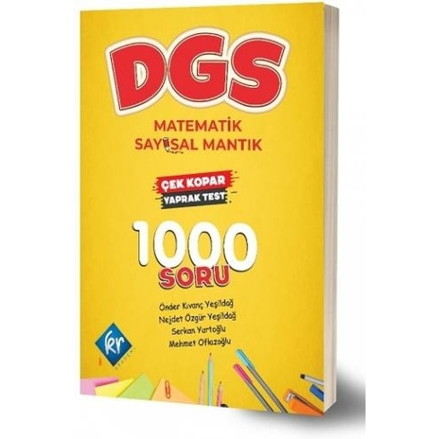 Dgs Matematik Sayısal Mantık Çek Kopar Yaprak Test Kr Akademi