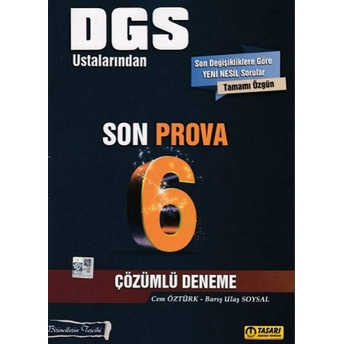 Dgs Son Prova 6 Çözümlü Deneme Kolektif