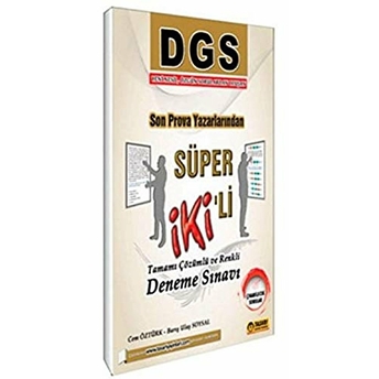 Dgs Süper 2 Li Tamamı Çözümlü Ve Renkli Deneme Sınavı (Yeni) Barış Ulaş Soysal