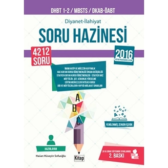 Dhbt 1-2/ Mbsts/ Dkab-Öabt Diyanet -Ilahiyat Soru Hazinesi Hasan Hüseyin Sofuoğlu