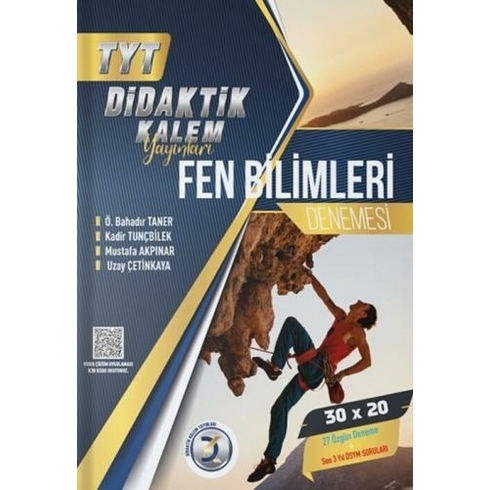 Didaktik Kalem Yayınları Tyt Fen Bilimleri 30 X 20 Denemesi Ö. Bahadır Taner