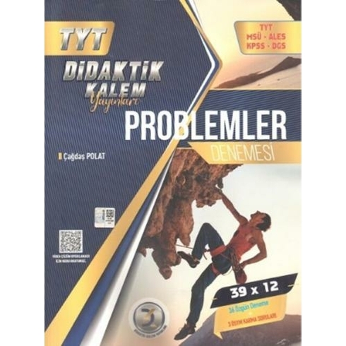 Didaktik Kalem Yayınları Tyt Problemler 39 X 12 Denemesi Komisyon