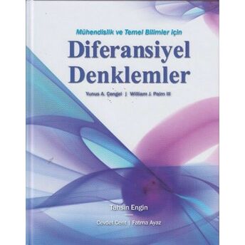 Diferansiyel Denklemler Mühendislik Ve Temel Bilimler Için Yunus Çengel