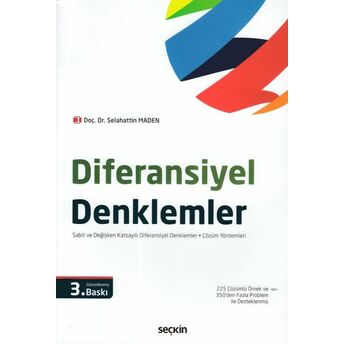 Diferansiyel Denklemler Selahattin Maden