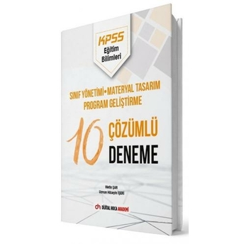 Dijital Hoca 2021 Kpss Eğitim Bilimleri Sınıf Yönetimi Materyal Tasarım Program Geliştirme 10 Deneme Çözümlü Metin Şar