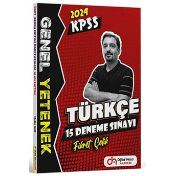 Dijital Hoca 2024 Kpss Genel Yetenek Türkçe Qr Çözümlü 15 Deneme Fikret Çelik