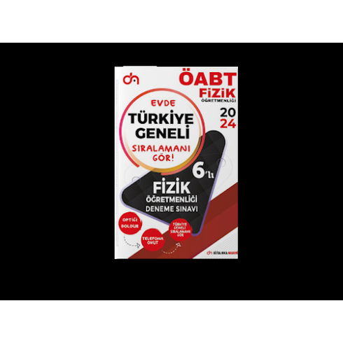 Dijital Hoca 2024 Öabt Fizik Türkiye Geneli Pdf Çözümlü 6’Lı Deneme Komisyon