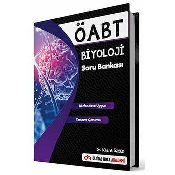 Dijital Hoca Akademi 2021 Öabt Biyoloji Öğretmenliği Soru Bankası Çözümlü Bülent Özbek