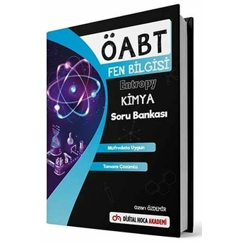 Dijital Hoca Akademi 2021 Öabt Fen Bilimleri Öğretmenliği Entropy Kimya Soru Bankası Çözümlü Ozan Özdemir