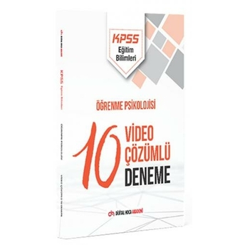 Dijital Hoca Kpss Eğitim Bilimleri Öğrenme Psikolojisi 10 Deneme Video Çözümlü Komisyon