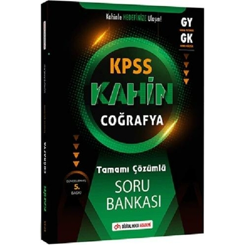 Dijital Hoca Kpss Genel Kültür Kahin Coğrafya Tamamı Çözümlü Soru Bankası Komisyon