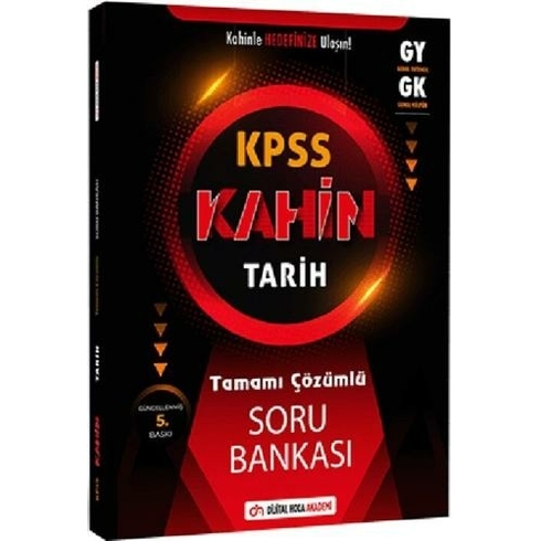 Dijital Hoca Kpss Genel Kültür Kahin Tarih Tamamı Çözümlü Soru Bankası Komisyon