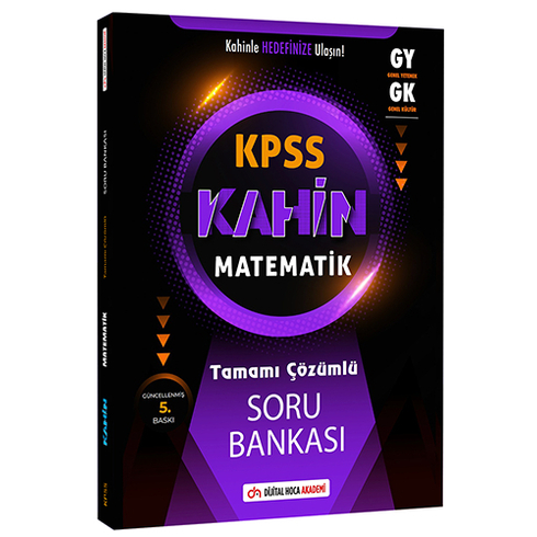 Dijital Hoca Kpss Matematik Kahin Soru Bankası Çözümlü Komisyon