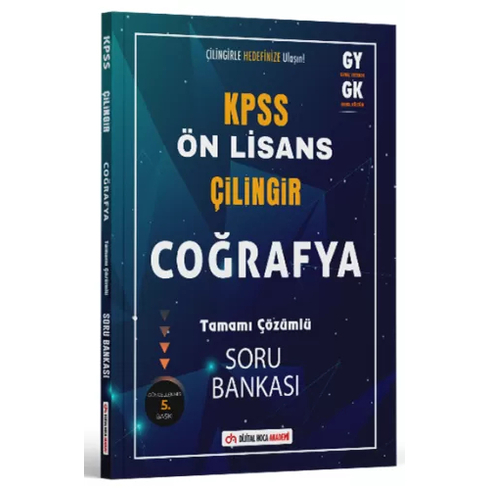 Dijital Hoca Kpss Ön Lisans Coğrafya Çilingir Soru Bankası Çözümlü Komisyon