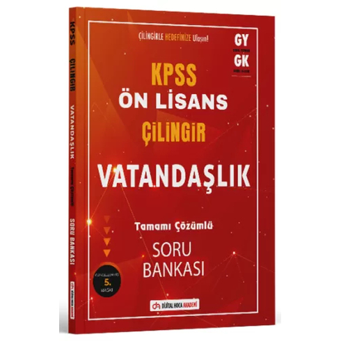 Dijital Hoca Kpss Ön Lisans Vatandaşlık Çilingir Soru Bankası Çözümlü Komisyon