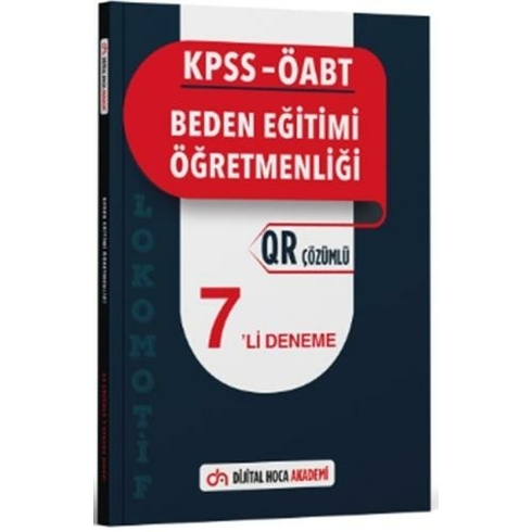 Dijital Hoca Öabt Beden Eğitimi Öğretmenliği Lokomotif Serisi Qr Çözümlü 7 Li Deneme Komisyon