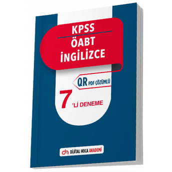 Dijital Hoca Öabt Ingilizce 7 Deneme Komisyon