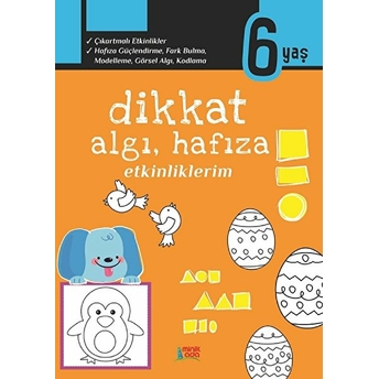 Dikkat Algı, Hafıza Etkinliklerim - 6 Yaş Kolektif