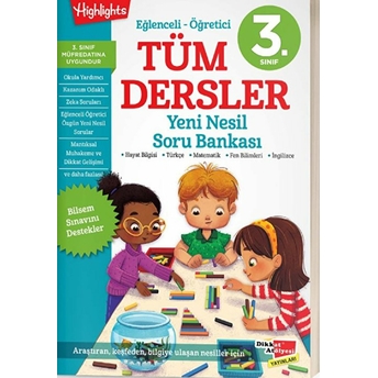 Dikkat Atölyesi Yayınları Tüm Dersler 3. Sınıf Yeni Nesil Soru Bankası