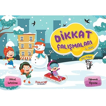 Dikkat Çalışmaları 4. Kitap (Kalem Hediyeli) Kolektif