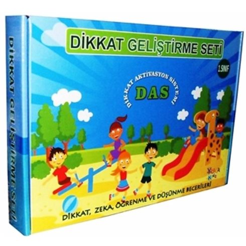 Dikkat Geliştirme Seti 1. Sınıf (3 Cilt Takım) Çetin Özbey