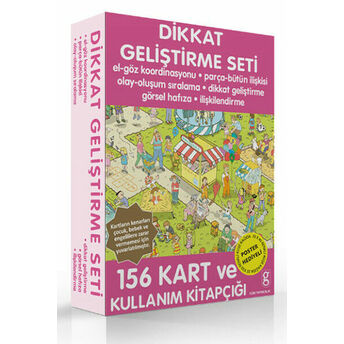 Dikkat Geliştirme Seti - 156 Kart Ve Kullanım Kitapçığı Orhan Meriç