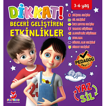 Dikkat Ve Beceri Geliştirici Etkinlikler Mor Seri