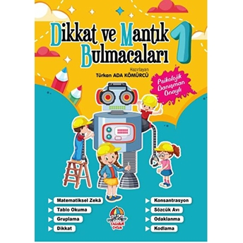 Dikkat Ve Mantık Bulmacaları 1 Türkan Ada Kömürcü