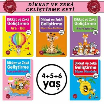 Dikkat Ve Zekâ Geliştirme Seti (4 5 6 Yaş) Afife Çoruk