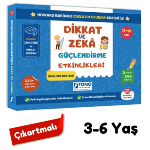 Dikkat Ve Zeka Güçlendirme Etkinlikelri Seti Kolektif