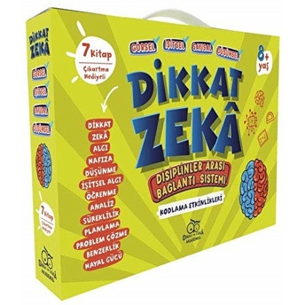 Dikkat - Zeka 2. Sınıf Seti - 8 Yaş (7 Kitap) Mehmet Türkdoğan, Savaş Özdemir