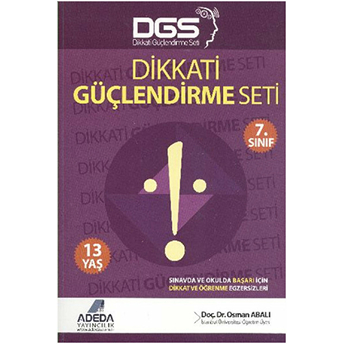 Dikkati Güçlendirme Seti - 7. Sınıf - 13 Yaş Osman Abalı