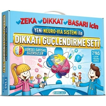 Dikkati Güçlendirme Seti - Anasınıfı –2 Yaş Neuro Via Osman Abalı