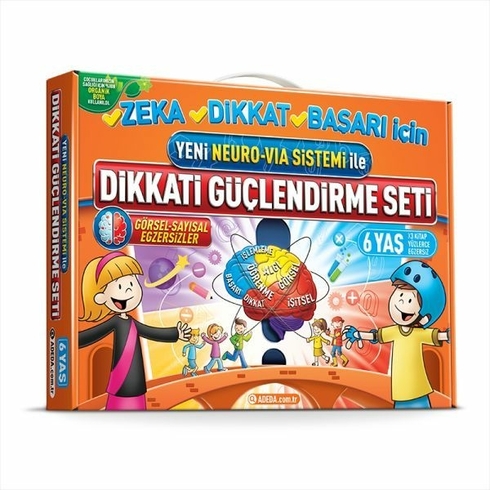 Dikkati Güçlendirme Seti Anasınıfı – 6 Yaş- Neuro-Via Doç.dr. Osman Abalı