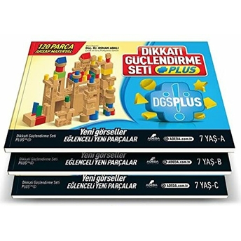 Dikkati Güçlendirme Seti Plus 3 Kitap Materyalsiz