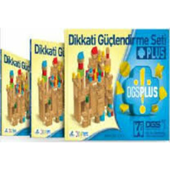 Dikkati Güçlendirme Seti Plus 7 Yaş (3 Kitap) Osman Abalı