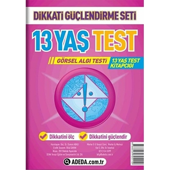 Dikkati Güçlendirme Seti Yaprak Test 13 Yaş Osman Abalı