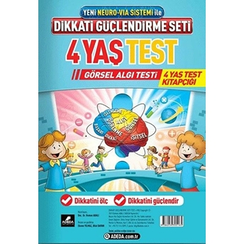 Dikkati Güçlendirme Seti Yaprak Test 4 Yaş Osman Abalı