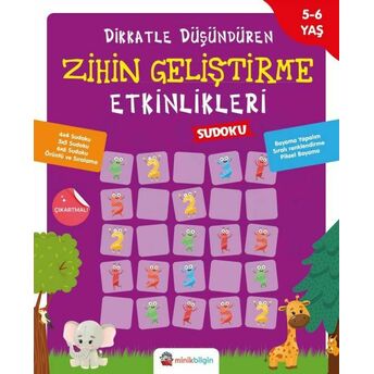 Dikkatle Düşündüren Zihin Geliştirme Etkinlikleri 3 - Sudoku Kolektıf