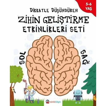 Dikkatle Düşündüren Zihin Geliştirme Etkinlikleri Seti - 4 Kitap Takım Kolektıf