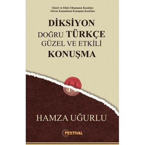 Diksiyon Doğru Türkçe Güzel Ve Etkili Konuşma Hamza Uğurlu