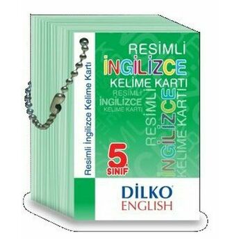 Dilko 5. Sınıf Ingilizce Kelime Kartı Kolektif