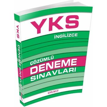 Dilko Yks Ingilizce Çözümlü Deneme Sınavları (Yeni) Kolektif