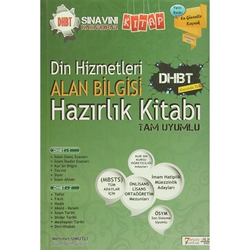 Din Hizmetleri Alan Bilgisi Hazırlık Kitabı Tam Uyumlu Mehmet Ümütli