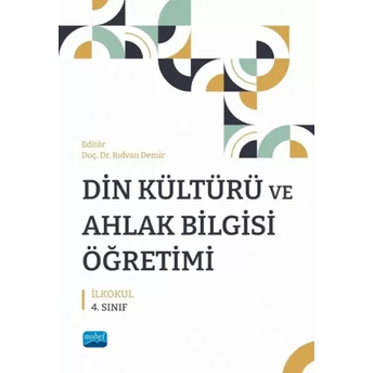 Din Kültürü Ve Ahlak Bilgisi Öğretimi Rıdvan Demir