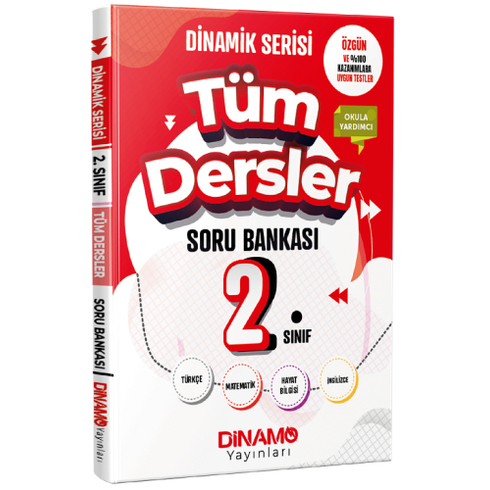 Dinamo Yayınları 2. Sınıf Tüm Dersler Dinamik Serisi Soru Bankası Ethem Bilici