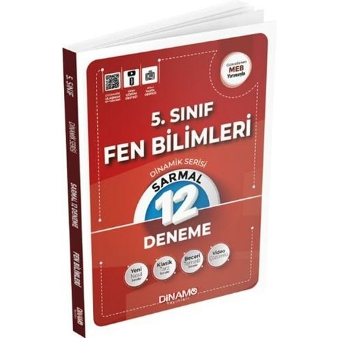 Dinamo Yayınları 5. Sınıf Fen Bilimleri Sarmal 12 Li Deneme Dinamik Serisi Komisyon